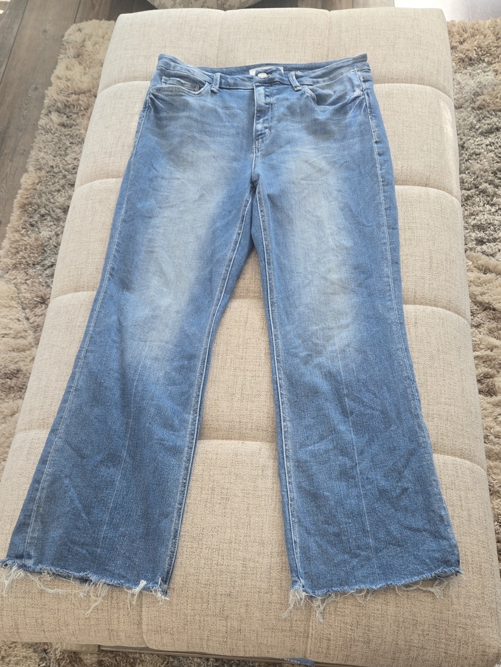 Vervet Wide Leg Cropped Jeans